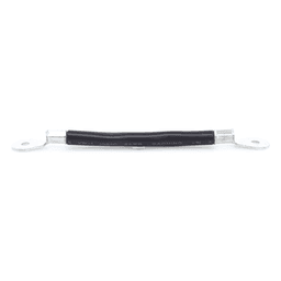 Cable para Baterías, 0.2m, Negro, Calibre 2 AWG con Terminales de Ojo en Ambos Extremos