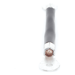 Cable para Baterías, 0.2m, Negro, Calibre 2 AWG con Terminales de Ojo en Ambos Extremos