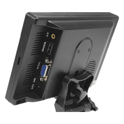 Monitor TFT-LCD / 7 Pulgadas / Resolución 1024x600 / Brillo 300 cd/m² / Entradas HDMI VGA RCA / Operación -20 a 70 °C