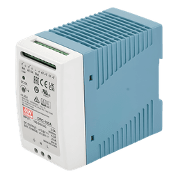 Fuente de poder Riel Din 12V, 100W con Cargador de Batería