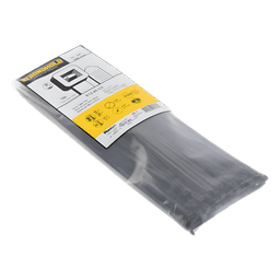 Cincho de Nylon 6.6 StrongHold™, 300mm largo x 3.6mm ancho, Color Negro, Exterior Resistente a Rayos UV, Paquete de 100pz