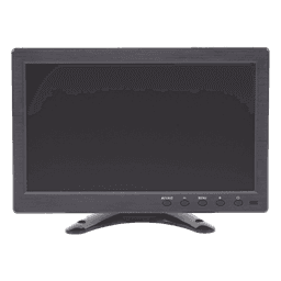 Monitor TFT-LCD / 10.1 Pulgadas / 1024 x 600 / 300 cd/m² / HDMI / VGA / RCA / BNC / USB / -20 a 70 °C