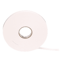 Cinta Doble Cara, con Adhesivo Acrílico, 19.1mm de Ancho, Rollo de 6.4m, Color Blanco