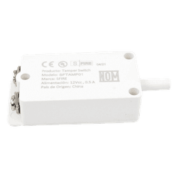 Switch de Tamper NC / Contactos de Plata / 12 VDC / UL y CE / 18-24 AWG