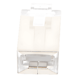 Conector RJ45 / Blindado / Categoría 5E / Chapado en Oro 30µ / Sin Pin a Tierra / T568A/T568B
