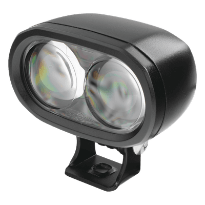 Luz LED de advertencia peatonal de punto azul para montacargas y vehiculos