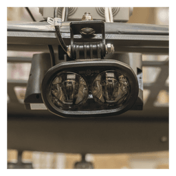 Luz LED de advertencia peatonal de punto azul para montacargas y vehiculos