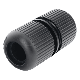Protector para Exterior IP68 / Adaptador para el Conector Tipo Plug (12 Vcc) en Cámaras Epcom / Color Negro / Hikvision / Hilook