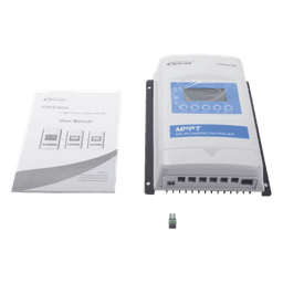 Controlador Solar MPPT / 20A / 12/24V / Voc 100V / RS-485 / Baterías Litio / IP32
