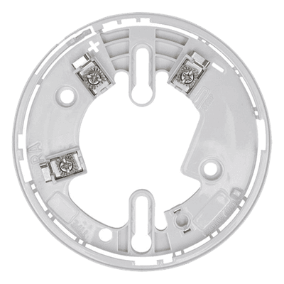 Base de 4 Pulgadas / 4.0' (10.2 cm) diámetro / 0.74' (18.8 mm) altura / 15-32 VDC / Color Blanco / Compatible Notifier, Farenhyt, Silent Knight, Fire-Lite