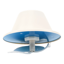 Antena Tipo Domo| 698-960/1710-2700 MHz, 2/4 dB | 75 Ohm, con conector F Hembra.