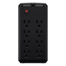 UPS de 1000 VA/500 W, Topología Línea Interactiva, Entrada 120 Vca  NEMA 5-15P, y 8 Salidas NEMA 5-15R, Puerto USB, Con Regulador de Voltaje (AVR)