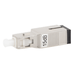 Atenuador Óptico / Monomodo SC/UPC / Atenuación 15 dB / Longitud de Onda 1310/1550 nm / Cuerpo Metálico