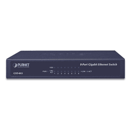 Switch de Escritorio / 8 Puertos Gigabit 10/100/1000 Mbps / Switch Fabric 16 Gbps / Auto MDI/MDIX / Carcasa Metálica