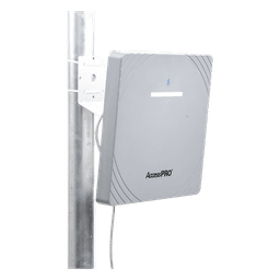 Lector RFID UHF / Alcance 6 m (19.7 ft) / Bluetooth / Antena 12 dBi / Wiegand 26 / IP Climas Extremos