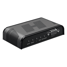 Convertidor de Video / S-Video, BNC y VGA a VGA / Resolución 1920x1200 / 6 Modos HD / Ajuste de Imagen / Fuente 5V 1A Incluida
