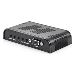 Convertidor de Video / S-Video, BNC y VGA a VGA / Resolución 1920x1200 / 6 Modos HD / Ajuste de Imagen / Fuente 5V 1A Incluida