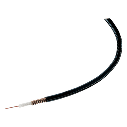 Cable Coaxial HELIAX / 1/4 pulgada / 50 Ohms / Superflexible / Blindaje 100% Cobre / 7.4 mm OD / 0.24 ft Radio Curvatura