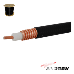 Cable Coaxial Superflexible / 1/2 Pulgada / 50 Ohms / Cobre Corrugado / Carrete 305 m (1000 ft)