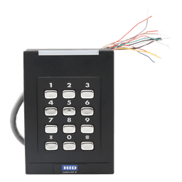 Lector de Acceso con Teclado / Multiformato Proximidad / iClass SEOS 1 cm / MIFARE DESFire / Bluetooth / Wiegand / 5-16 VDC