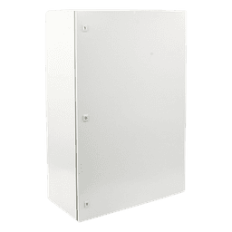 Gabinete de Acero IP66 / IK10 / 800 x 1200 x 400 mm (31.5 x 47.2 x 15.7 in) / Carga 120 kg / Placa Trasera Metálica / Cerradura con Llave