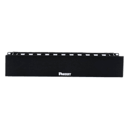 Organizador de Cables Horizontal / 2UR / 19in / Frontal con Tapa Extendida / ABS