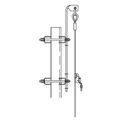 Línea de Vida / Torres Super Titan / 15 m (49.2 ft) / Construcción Robusta / Materiales Resistentes a Condiciones Extremas