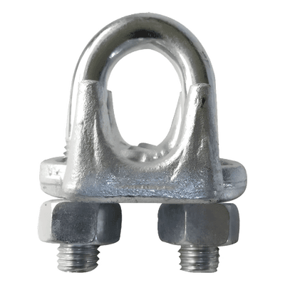 Nudo/perro 1/4" de acero forjado .