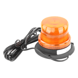 Mini Burbuja LED / Ámbar / Montaje Magnético / 12-80 VCC / 5.6" Diámetro / SAE J845 Clase III / -30°C a 50°C