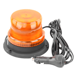 Mini Burbuja LED / Ámbar / Montaje Magnético / 12-80 VCC / 5.6" Diámetro / SAE J845 Clase III / -30°C a 50°C