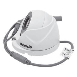 Cámara Turret TURBOHD / 2 Megapixel 1080p / Gran Angular 103° / IR EXIR 20 m (65.6 ft) / IP66 / Multiformato TVI-AHD-CVI-CVBS / Metal