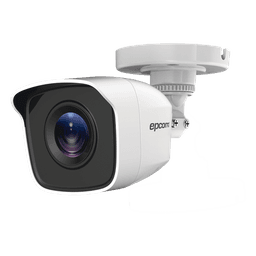 Bala TURBOHD 2 Megapíxeles (1080p) / METALICA / Gran Angular 103° / Lente 2.8 mm / IR EXIR Inteligente 20 mts / Exterior IP66 / TVI-AHD-CVI-CVBS