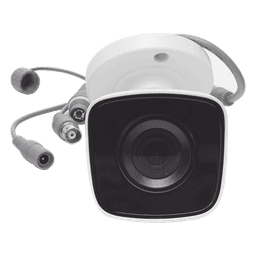 Bala TURBOHD 2 Megapíxeles (1080p) / METALICA / Gran Angular 103° / Lente 2.8 mm / IR EXIR Inteligente 20 mts / Exterior IP66 / TVI-AHD-CVI-CVBS