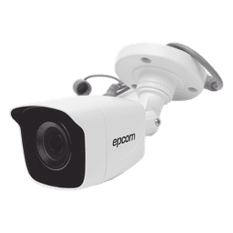 Bala TURBOHD 2 Megapíxeles (1080p) / METALICA / Gran Angular 103° / Lente 2.8 mm / IR EXIR Inteligente 20 mts / Exterior IP66 / TVI-AHD-CVI-CVBS