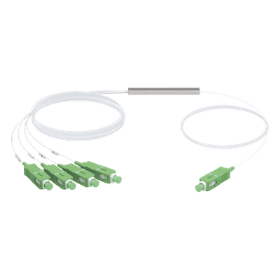 UFiber Splitter (Divisor Óptico) PLC 1 x 4, con conectores SC/APC