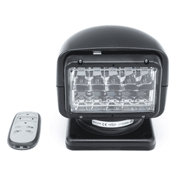 Faro Buscador, 7040 lúmenes, Color Negro, Uso Rudo, Multifuncional, Luz Clara 