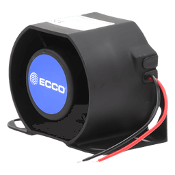 Alarma de reversa vehicular / 12-36 Vcc / 112 dBA / Acero / 5.7" (14.5 cm) ancho / 3.1" (7.9 cm) profundidad