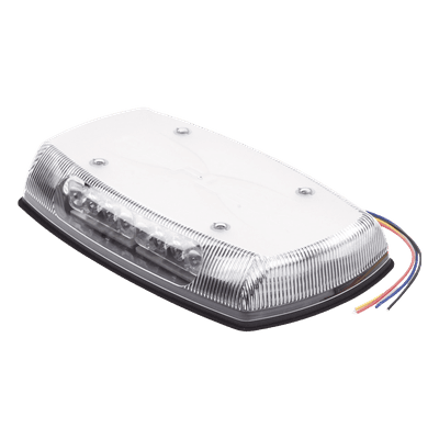 Mini Barra de Luces Ultra Brillante, color domo claro, LED azul, Ideal para Seguridad Privada