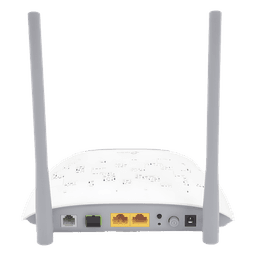ONU/ONT Router GPON / Wi-Fi N 300 Mbps / 2.4 GHz / 1 Puerto GPON SC-APC / 1 Puerto GE + 1 Puerto FE / 1 Puerto POTS FXS / 2 Antenas 5 dBi
