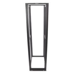 Rack de Cuatro Postes / 45 Unidades de Rack / 19" EIA / Carga 2500 lbs (1134 kg) / Profundidad 762 mm (30 in) / Rieles Numerados Roscados #12-24
