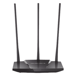 Router N de alta potencia 300 Mbps / 1 Puerto WAN 10/100 / 3 Puertos LAN 10/100 / Chip PA (potencia transmisión 2x) / 3 Antenas de 7 dBi