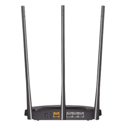 Router N de alta potencia 300 Mbps / 1 Puerto WAN 10/100 / 3 Puertos LAN 10/100 / Chip PA (potencia transmisión 2x) / 3 Antenas de 7 dBi