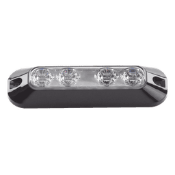 Luz Perimetral , 4 LEDs Ultra Brillantes, color Ambar