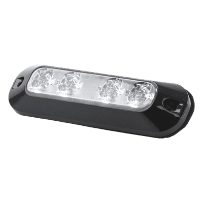 Luz perimetral, 4 LEDs Ultra Brillantes, color Rojo / Azul