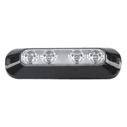 Luz perimetral, 4 LEDs Ultra Brillantes, color Rojo / Azul