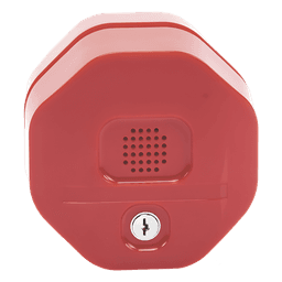 Alarma de Puerta Multifunción / Sirena 95/105 dB / Bocina Remota / Puertas Dobles / Uso Interior / Señal de Alto Visible / Programable 30 seg, 3 min o Indefinido