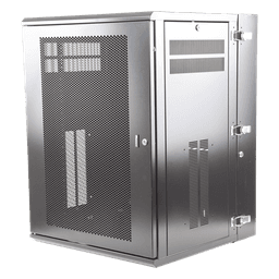 Gabinete de Montaje en Pared / 18 UR / 19 in / Puerta Ventilada / 635mm Profundidad / 2.08 x 2.83 x 2.08 ft