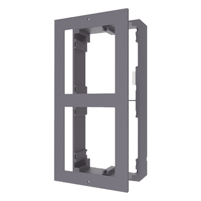 Base de Montaje para Videoportero IP / 2 Módulos / Superficie / Aluminio / -40°C a +60°C (-40°F a 140°F)