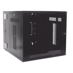 Gabinete de Montaje en Pared / 12 UR / 19in / 762mm (2.5 ft) Profundidad / Ventana de Seguridad / Acero