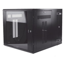 Gabinete de Montaje en Pared / 12 UR / 19in / 762mm (2.5 ft) Profundidad / Ventana de Seguridad / Acero